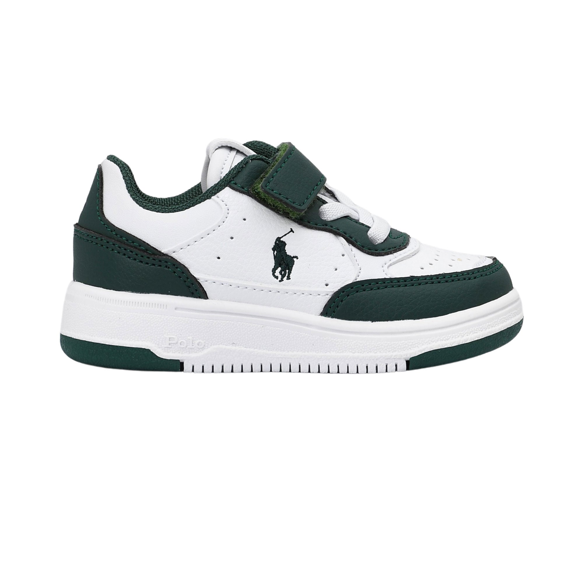 Polo Ralph Lauren Kids Boy’s White & Green Sneakers – Shop Online Today