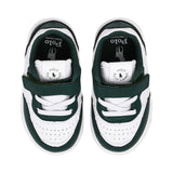 Polo Ralph Lauren Kids Boy’s White & Green Sneakers – Shop Online Today