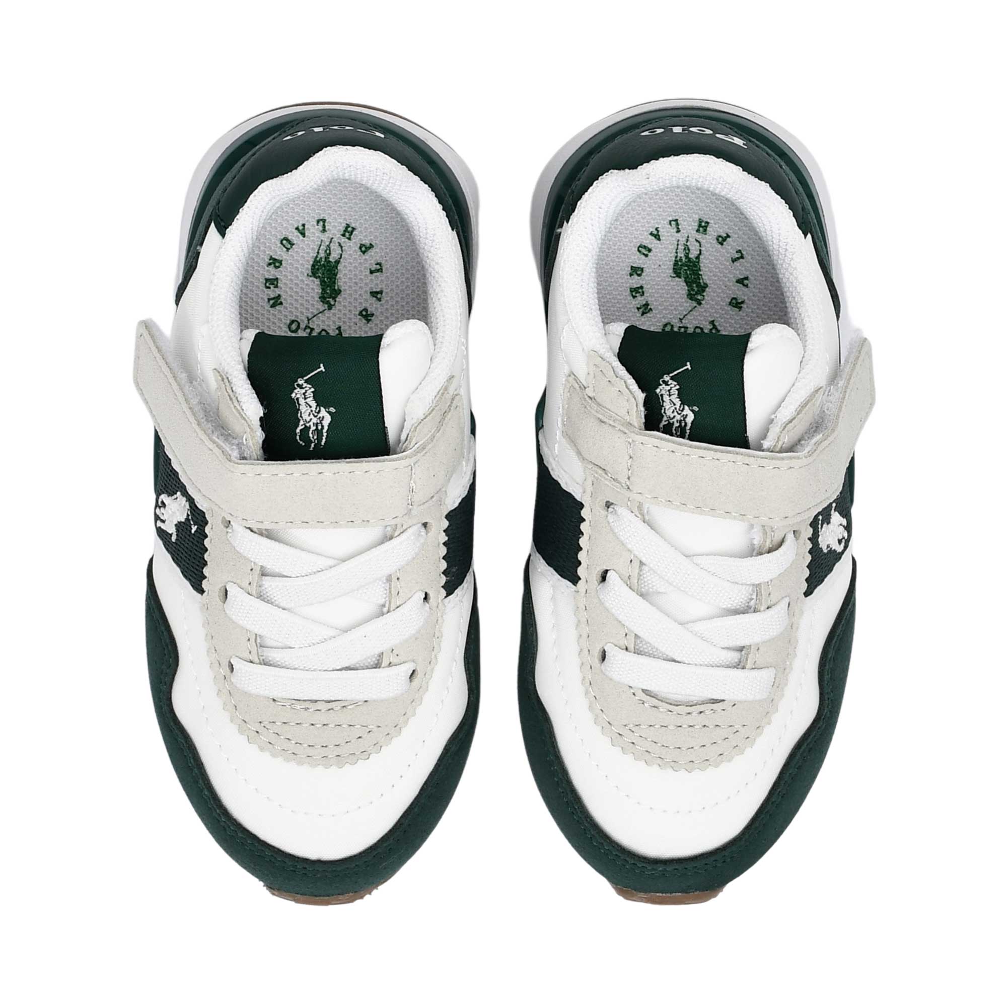 Polo Ralph Lauren Kids Boy’s White & Green Sneakers – Buy Now Online