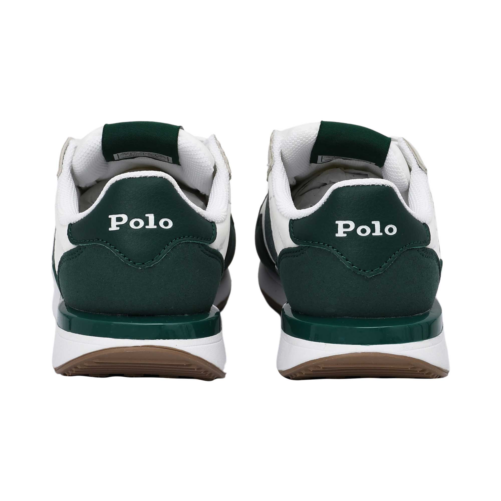 Polo Ralph Lauren Kids Boy’s White & Green Sneakers – Available Online