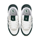 Polo Ralph Lauren Kids Boy’s White & Green Sneakers – Available Online