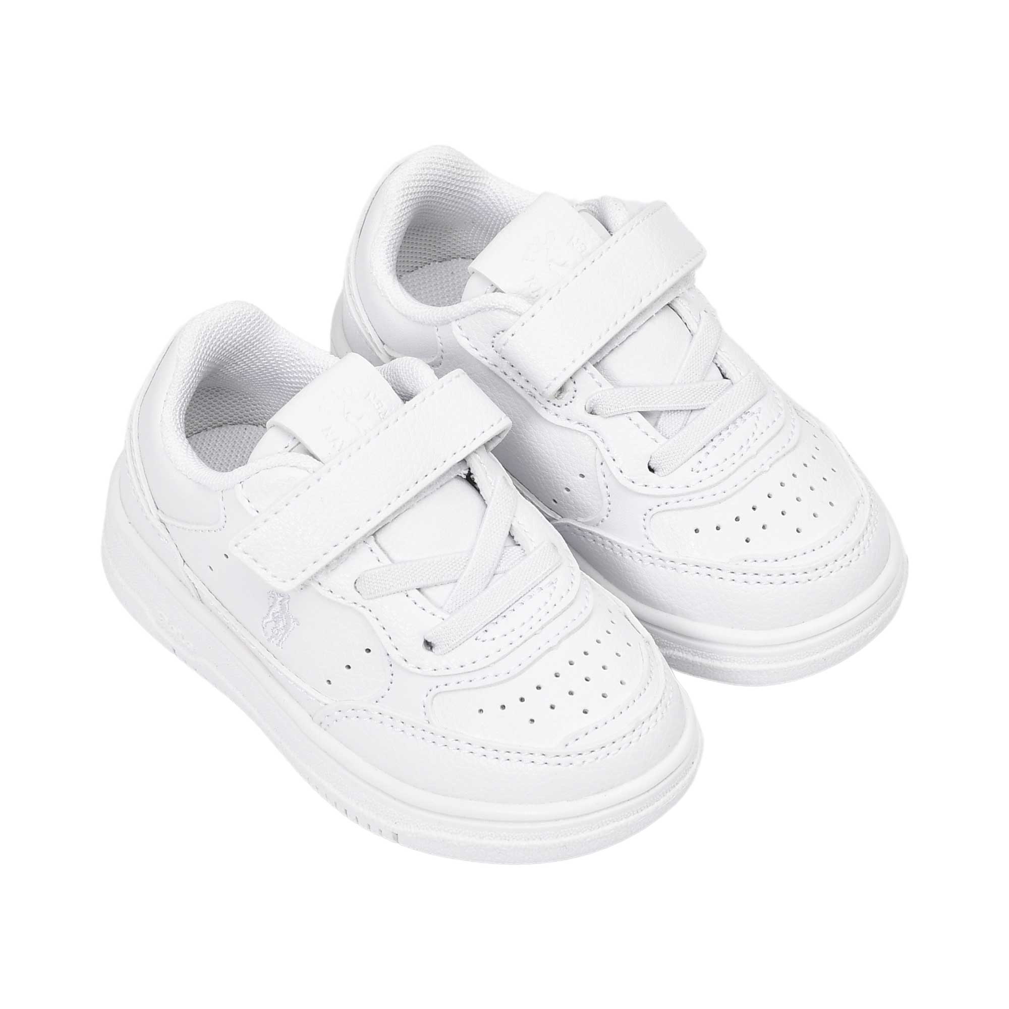 Polo Ralph Lauren Kids Boy’s White Sneakers – Order Online Today