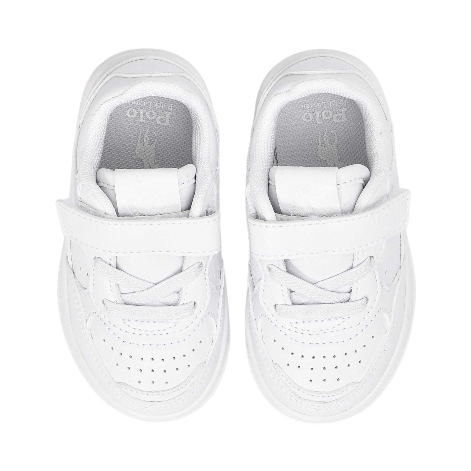 Polo Ralph Lauren Kids Boy’s White Sneakers – Order Online Today