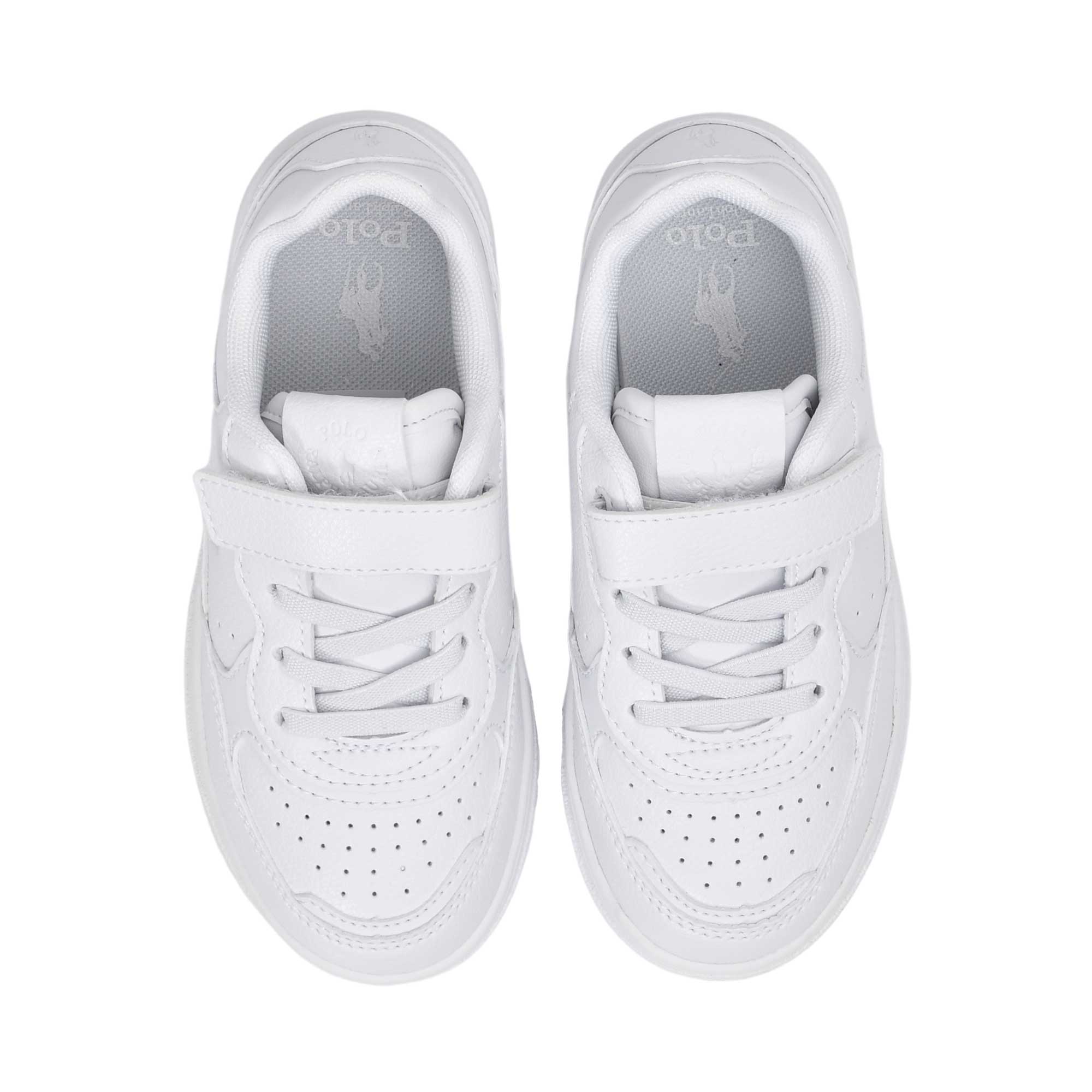 Polo Ralph Lauren Kids Boy’s White Sneakers – Shop Now Online