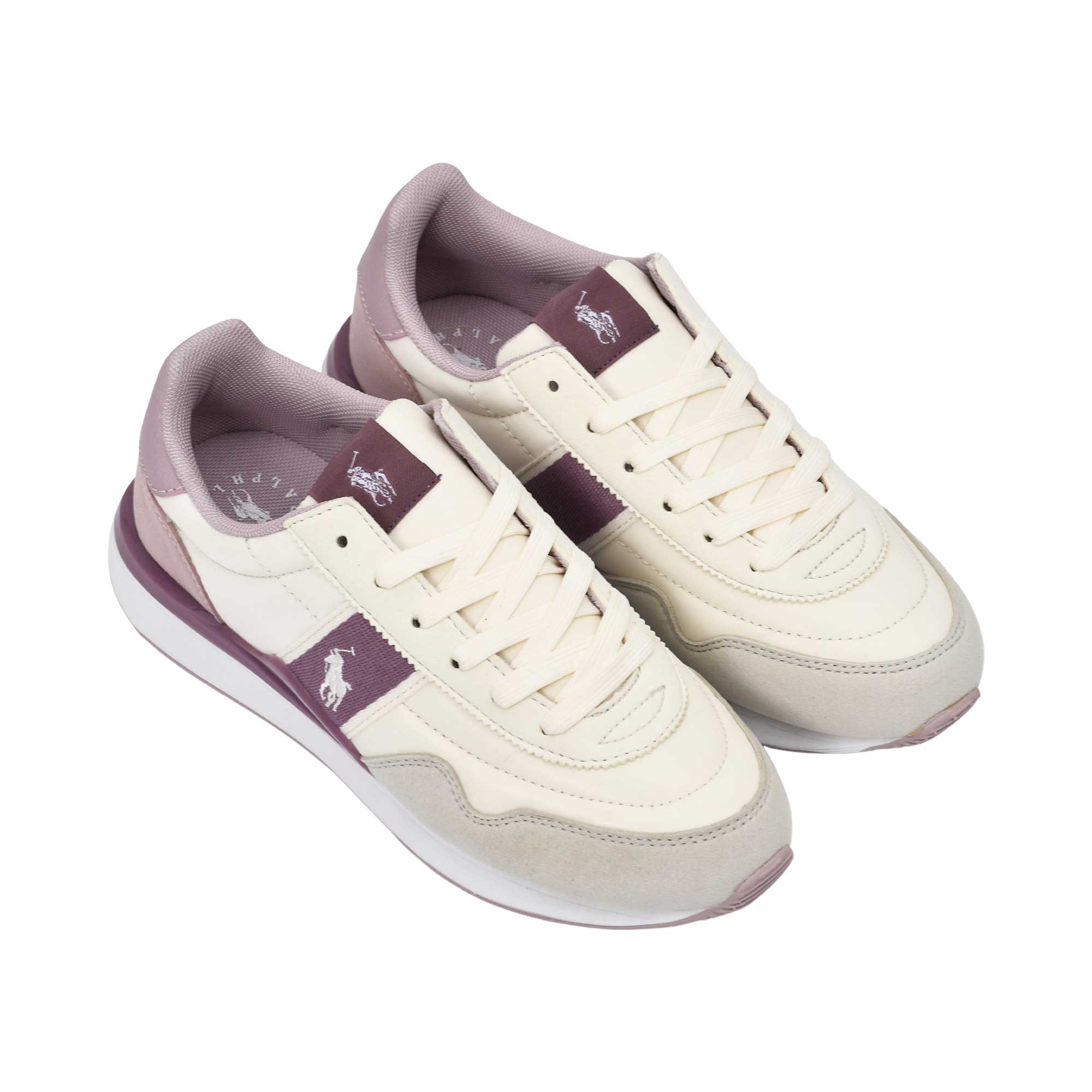 Polo Ralph Lauren Kids Girl’s Beige & Pink Sneakers – Order Online Today