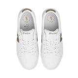 Polo Ralph Lauren Kids Girl’s White & Gold Sneakers – Shop the Latest Online