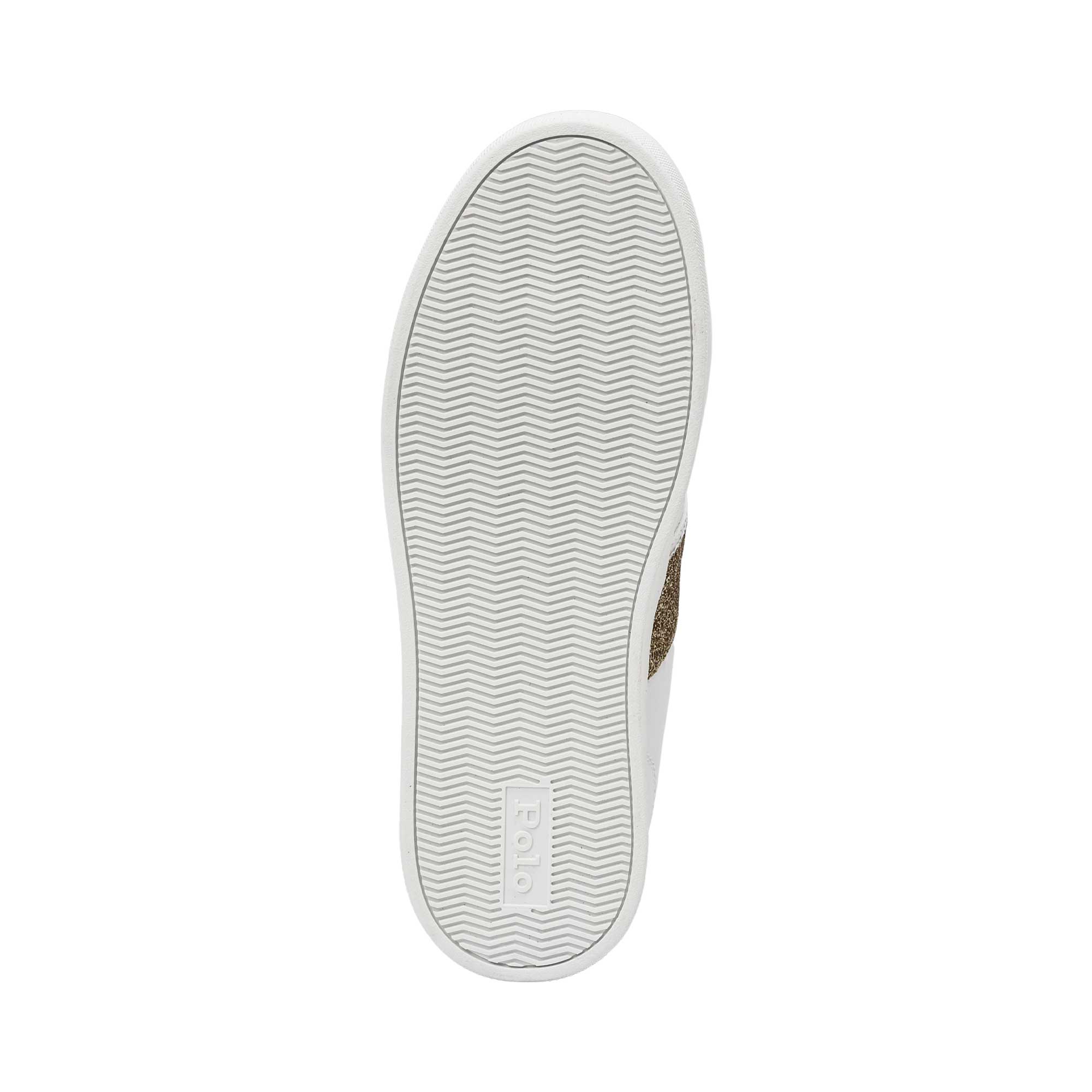 Polo Ralph Lauren Kids Girl’s White & Gold Sneakers – Shop the Latest Online