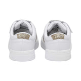 Polo Ralph Lauren Kids Girl’s White & Gold Sneakers – Available for Online Purchase