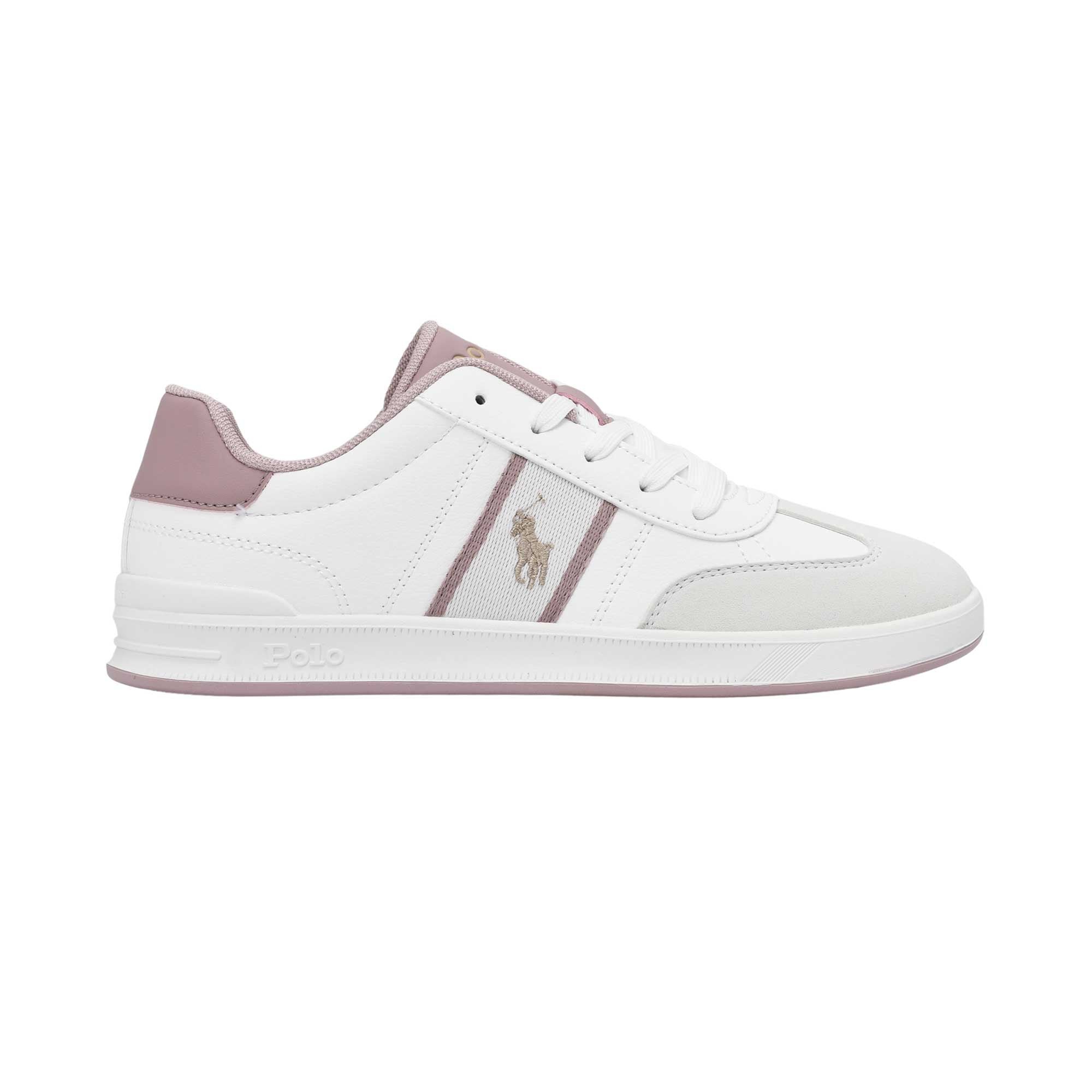 Polo Ralph Lauren Kids Girl’s White & Pink Sneakers – Buy Now Online