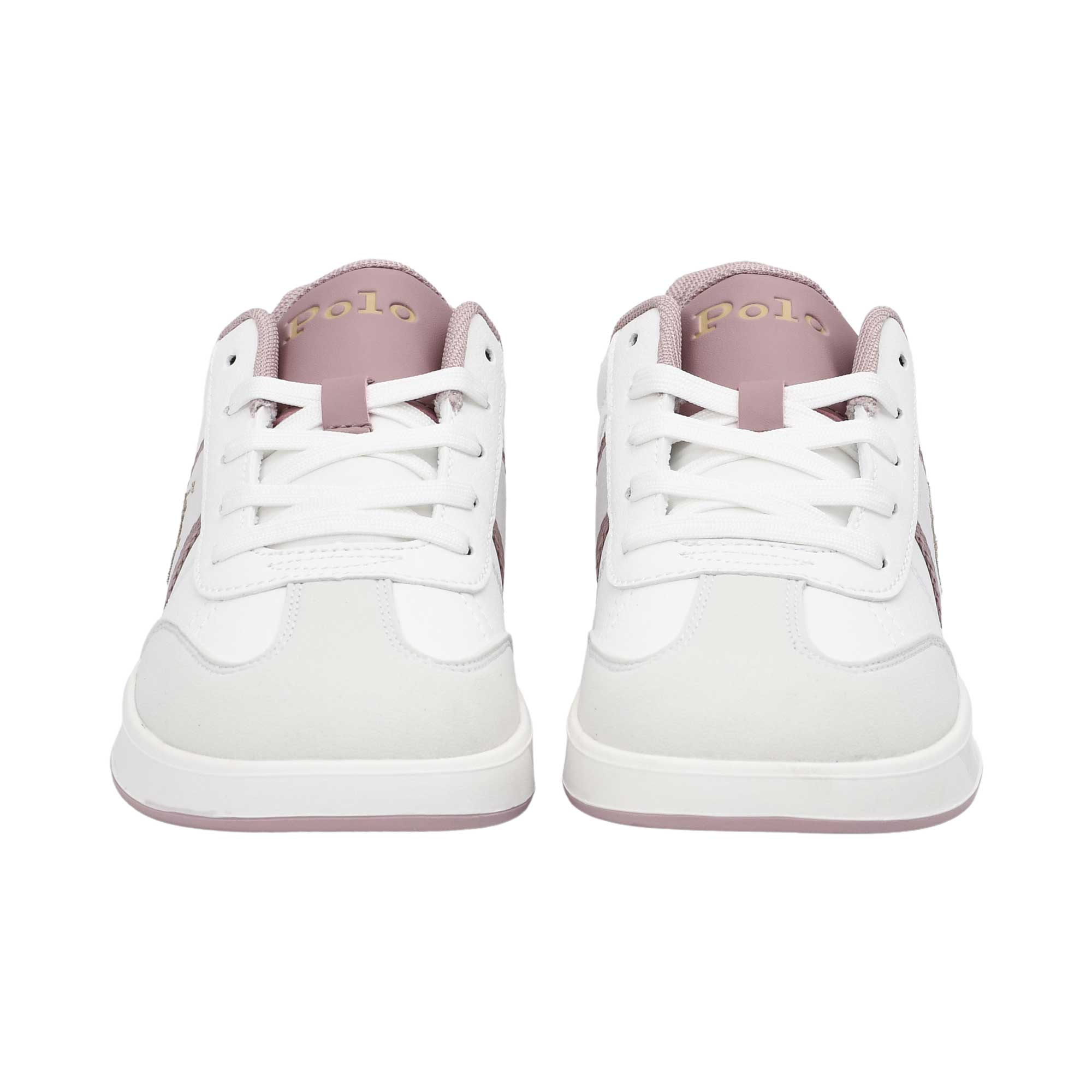 Polo Ralph Lauren Kids Girl’s White & Pink Sneakers – Buy Now Online