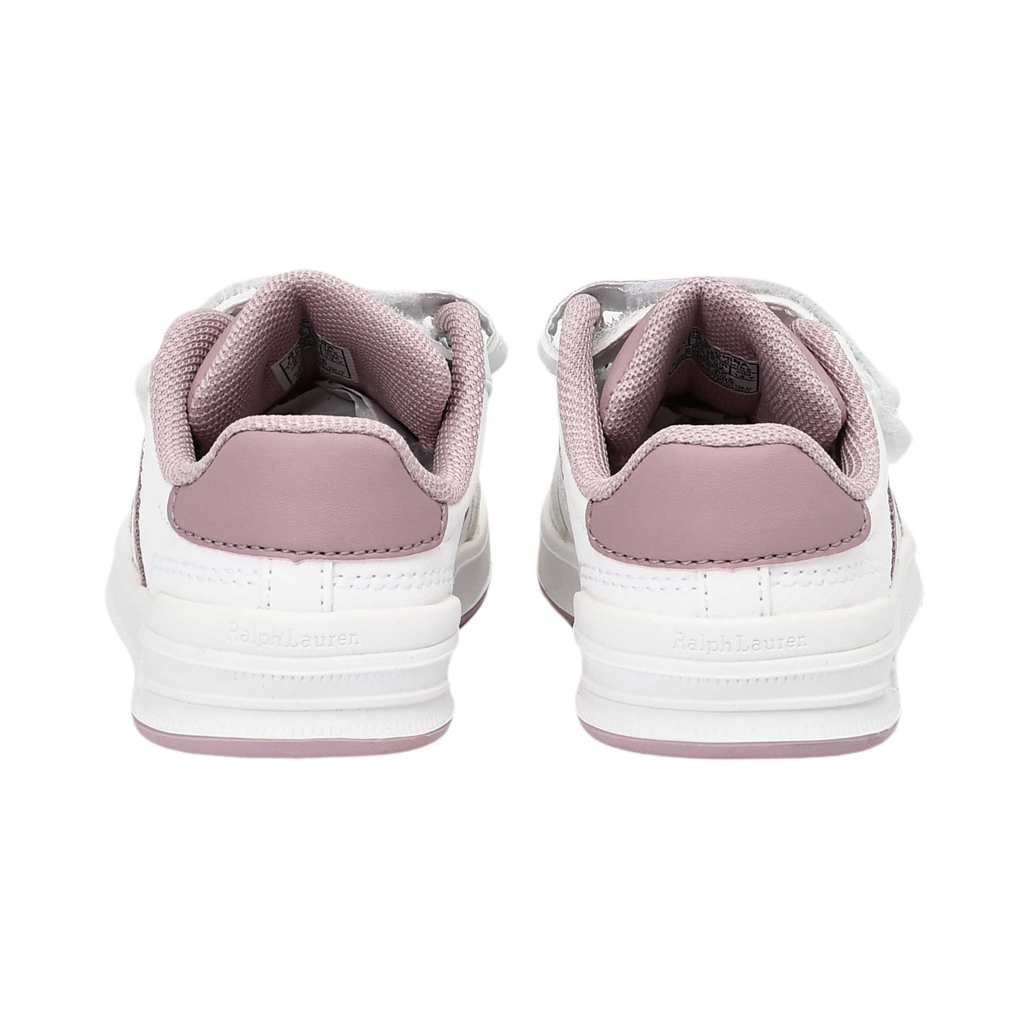 Polo Ralph Lauren Kids Girl’s White & Pink Sneakers – Order Online Today