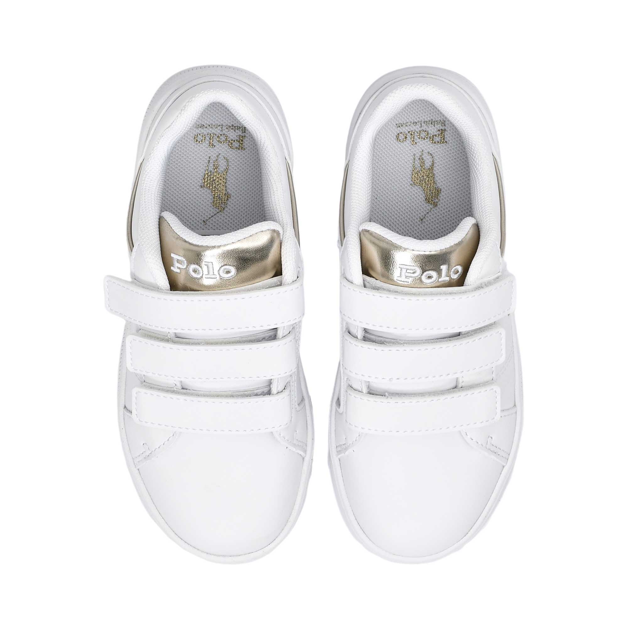Polo Ralph Lauren Kids Girl’s White Sneakers – Find Online Now