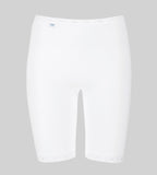 Product-only view of the Sloggi Basic+ white long panty, showcasing the high-waisted fit and soft cotton-stretch fabric. Shop Online Today