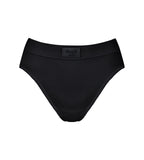 Product-only view of the Sloggi Ever Ease black Tai panty, showcasing the high-cut leg and smooth, soft fabric texture. Available for Online Purchase