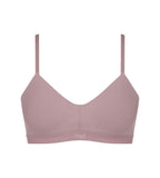 Product-only view of the Sloggi Ever Ease light purple padded bra, showing the smooth cups and comfortable wire-free design. Now Available Online
