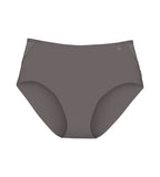 Product-only view of the Triumph Flex Smart Grey maxi panty, highlighting the high-waisted fit and smooth, seamless construction. Find Online Today