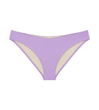 Product-only view of the Triumph Flex Smart Summer light purple (Sweet Crocus) Brazilian bikini bottoms, showing the seamless edges and cheeky cut.