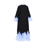 Aquillora Women's Coal Black Abaya