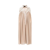 Aquillora Women's Two-Tone Pleated Maxi Abaya