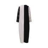 Aquillora Women's Black & Lavender Abaya