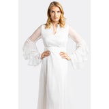 Ewa Stepaniuk Ecru Qabihah Dress, Size L/XL