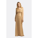 Ewa Stepaniuk Light Gold Quenyeve Dress, Size L/XL