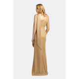 Ewa Stepaniuk Light Gold Quenyeve Dress, Size L/XL