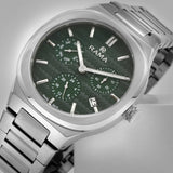 Rama Gents Green Dial Stainless Steel Case & Bracelet Quartz Watch