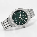 Rama Gents Green Dial Stainless Steel Case & Bracelet Quartz Watch
