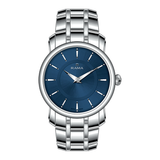Rama Ladies Blue Dial Stainless Steel Watch