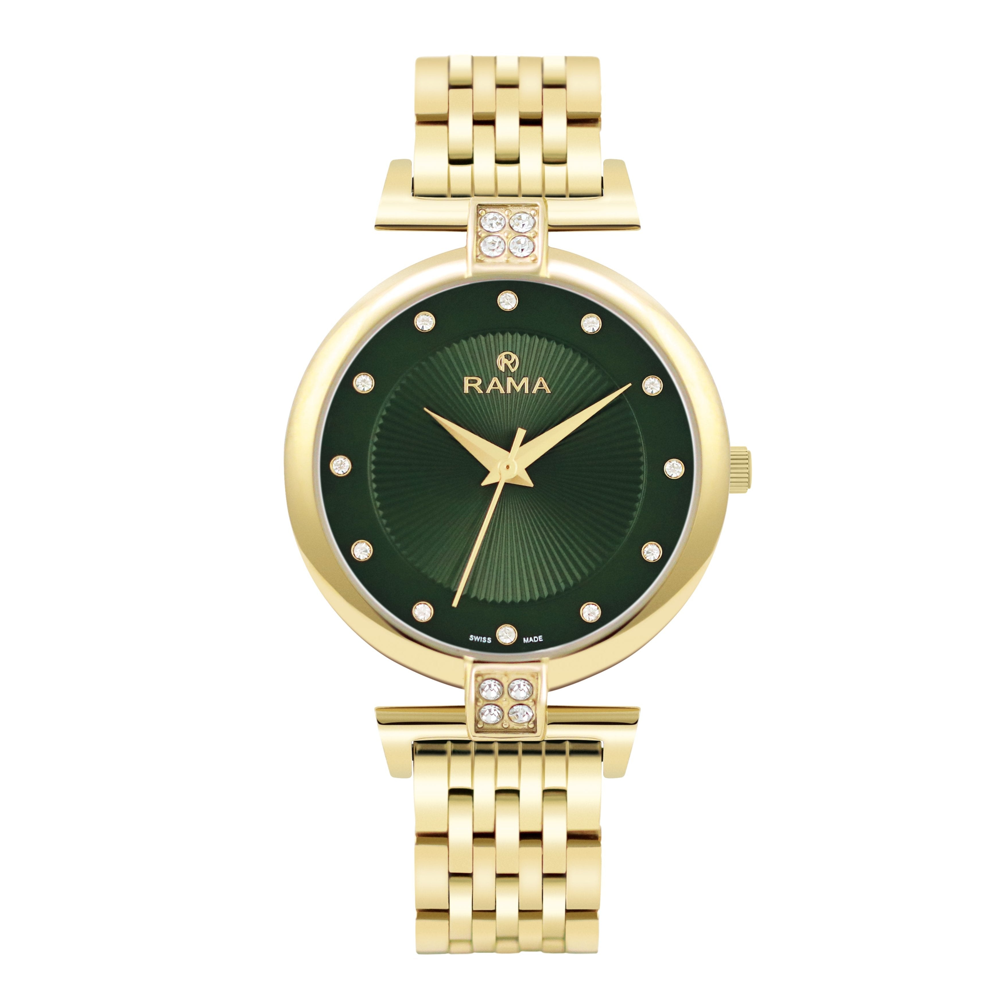 Rama Ladies Green Dial Gold-Tone Stainless Steel Quartz Watch | Fashion Watches | GCC | scat: Fashion Timepieces | Watch | Watches | Women | Women Watches & jewellery | Womens | Womens Watches Rama Ladies Green Dial Gold-Tone Stainless Steel Quartz Watch | Fashion Watches | GCC | scat: Fashion Timepieces | Watch | Watches | Women | Women Watches & jewellery | Womens | Womens Watches