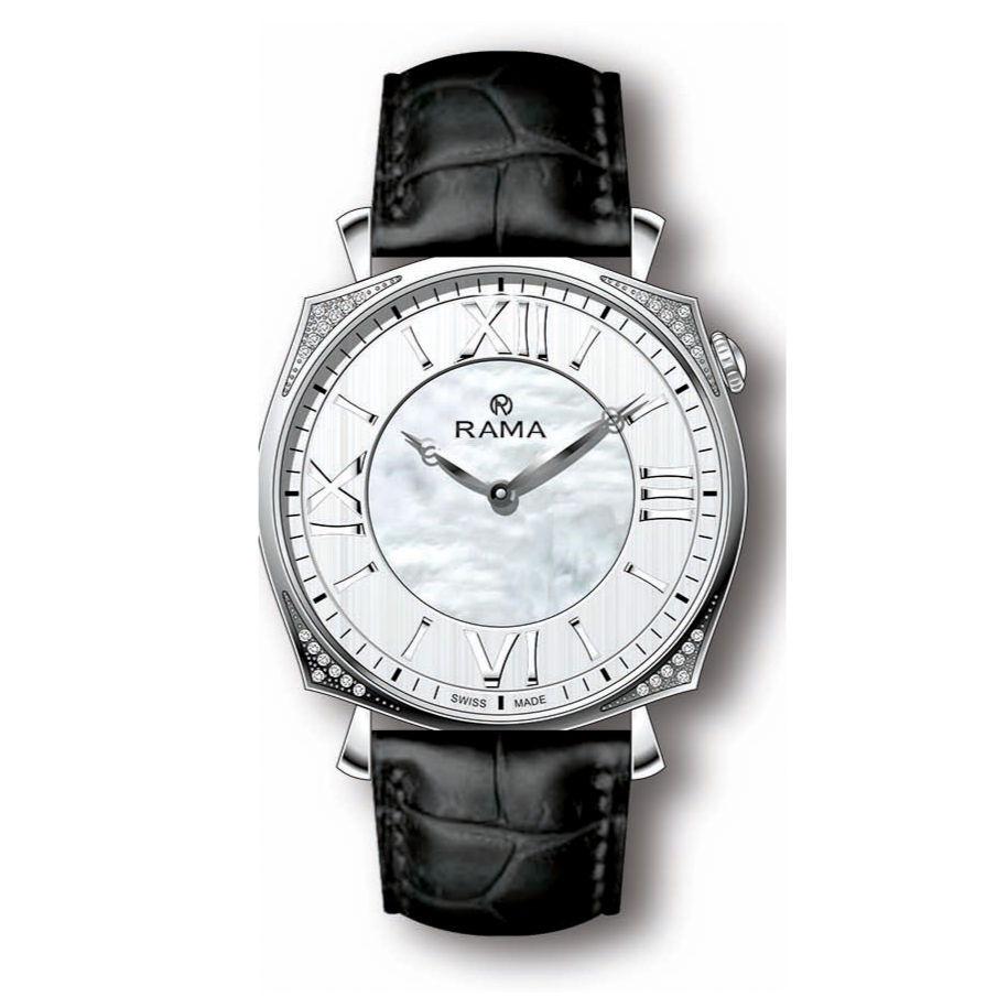 Rama Ladies Mother-of-Pearl Dial Stainless Steel and Leather Quartz Watch | Fashion Watches | GCC | scat: Fashion Timepieces | Watch | Watches | Women | Women Watches & jewellery | Womens | Womens Watches Rama Ladies Mother-of-Pearl Dial Stainless Steel and Leather Quartz Watch | Fashion Watches | GCC | scat: Fashion Timepieces | Watch | Watches | Women | Women Watches & jewellery | Womens | Womens Watches