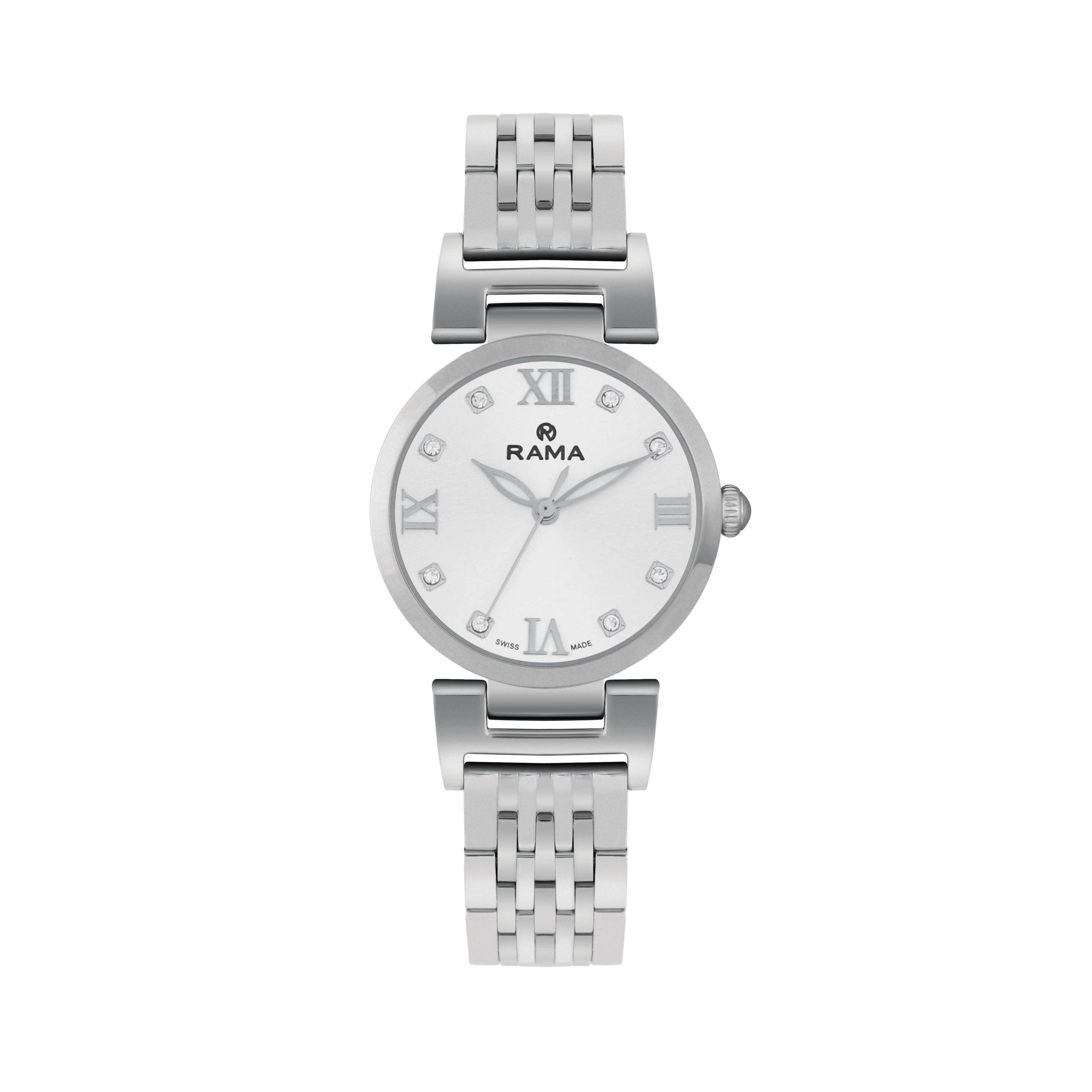 Rama Ladies White Dial Stainless Steel Watch | Fashion Watches | GCC | Watches | Women | Womens | Womens Watches Rama Ladies White Dial Stainless Steel Watch | Fashion Watches | GCC | Watches | Women | Womens | Womens Watches