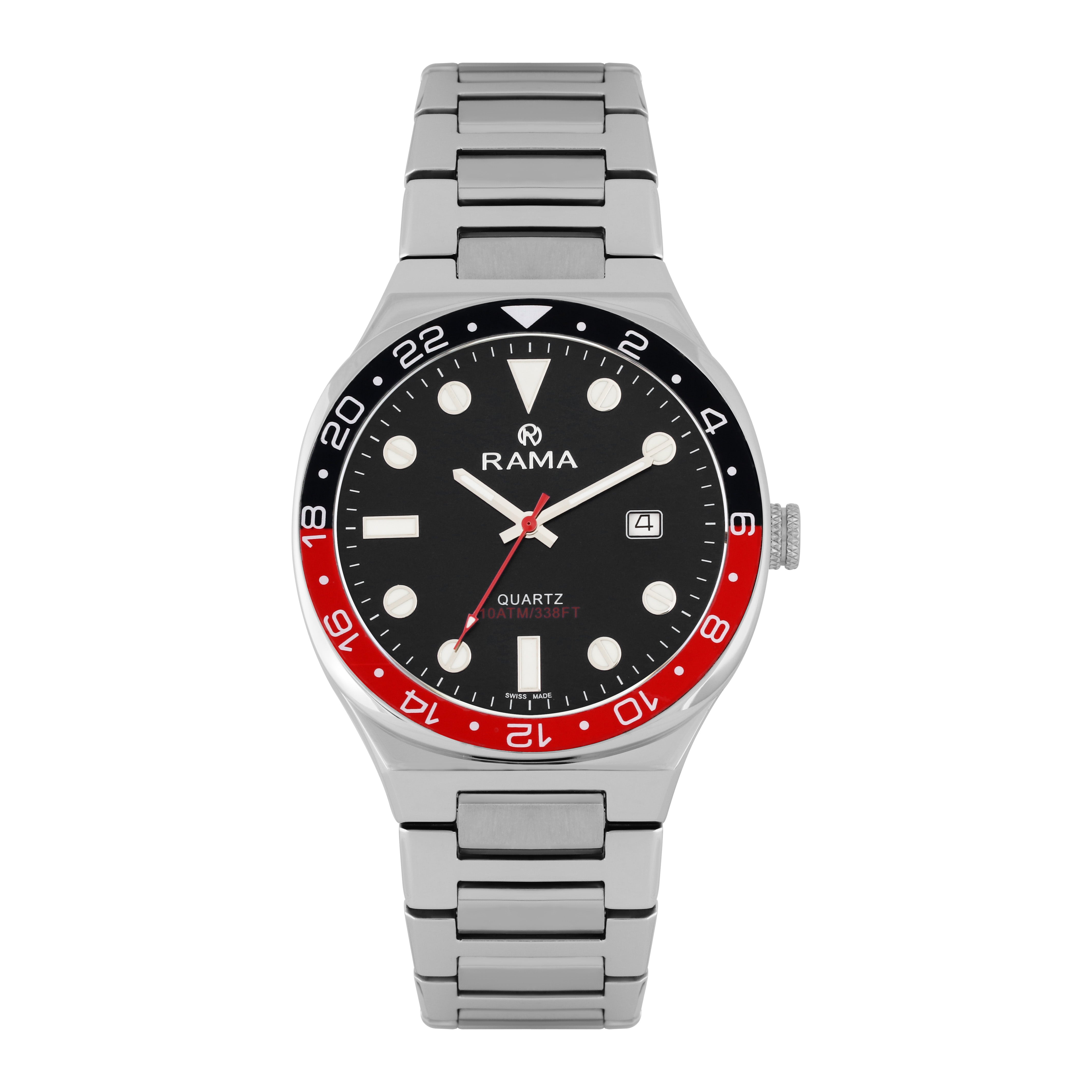 Rama Gents Black Dial Stainless Steel Quartz Watch | Fashion Watches | GCC | Men | Mens | Mens Watches | scat: Fashion Timepieces | Watch | Watches Rama Gents Black Dial Stainless Steel Quartz Watch | Fashion Watches | GCC | Men | Mens | Mens Watches | scat: Fashion Timepieces | Watch | Watches