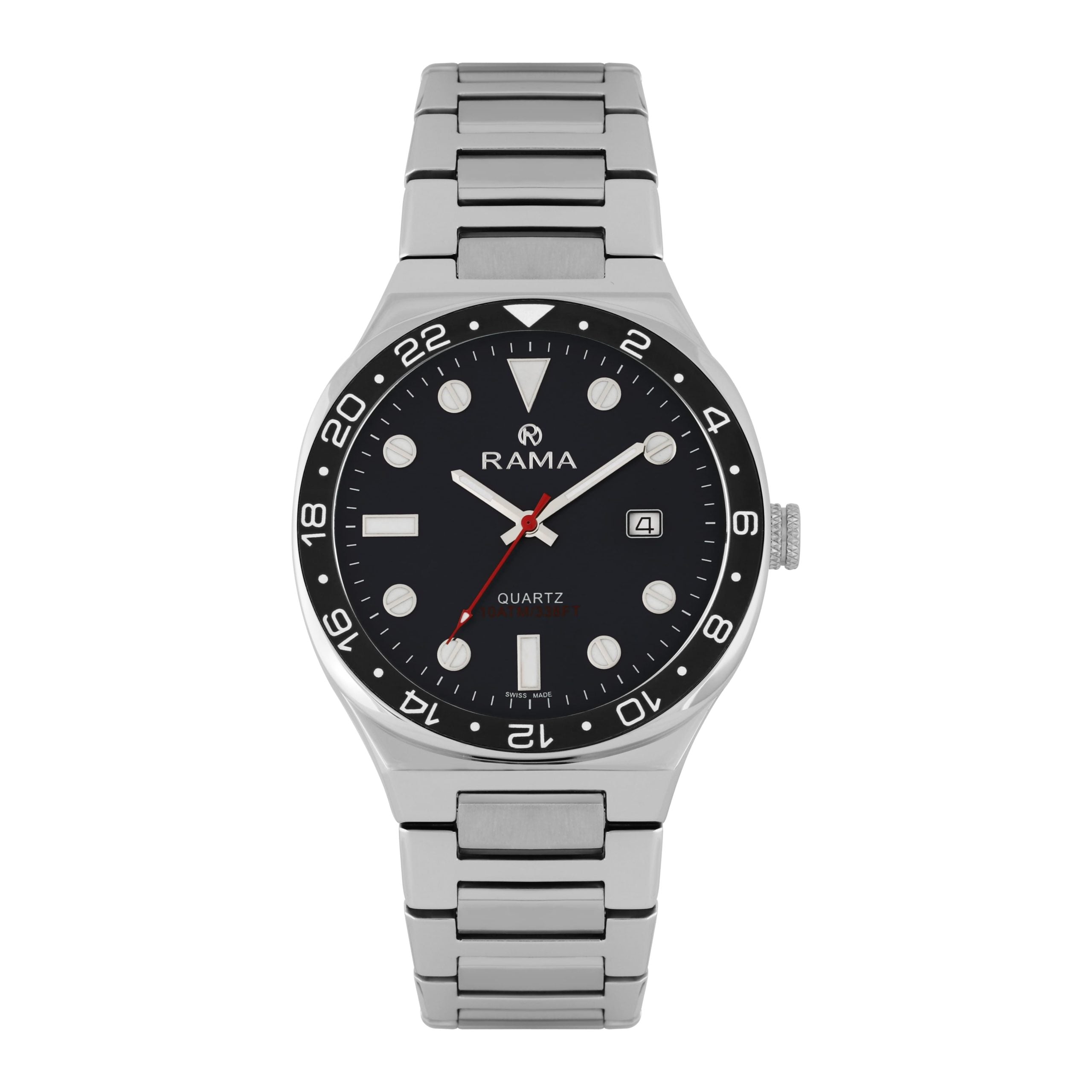 Rama Gents Black Dial Stainless Steel Watch | Collection: Watches | Fashion Watches | GCC | Gift Box | Men | Men Eid26 | Mens | Mens Watches | scat: Fashion Timepieces | Watch | Watches | Who: For Him Rama Gents Black Dial Stainless Steel Watch | Collection: Watches | Fashion Watches | GCC | Gift Box | Men | Men Eid26 | Mens | Mens Watches | scat: Fashion Timepieces | Watch | Watches | Who: For Him