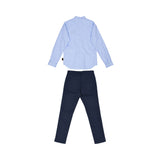 Roberto Cavalli Kids Boy's Blue & Navy Set Shirt & Trouser