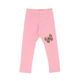 Roberto Cavalli Kids Girl's White & Pink Set of T-Shirt & Leggings