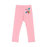 Roberto Cavalli Kids Girl's White & Pink Set of T-Shirt & Leggings