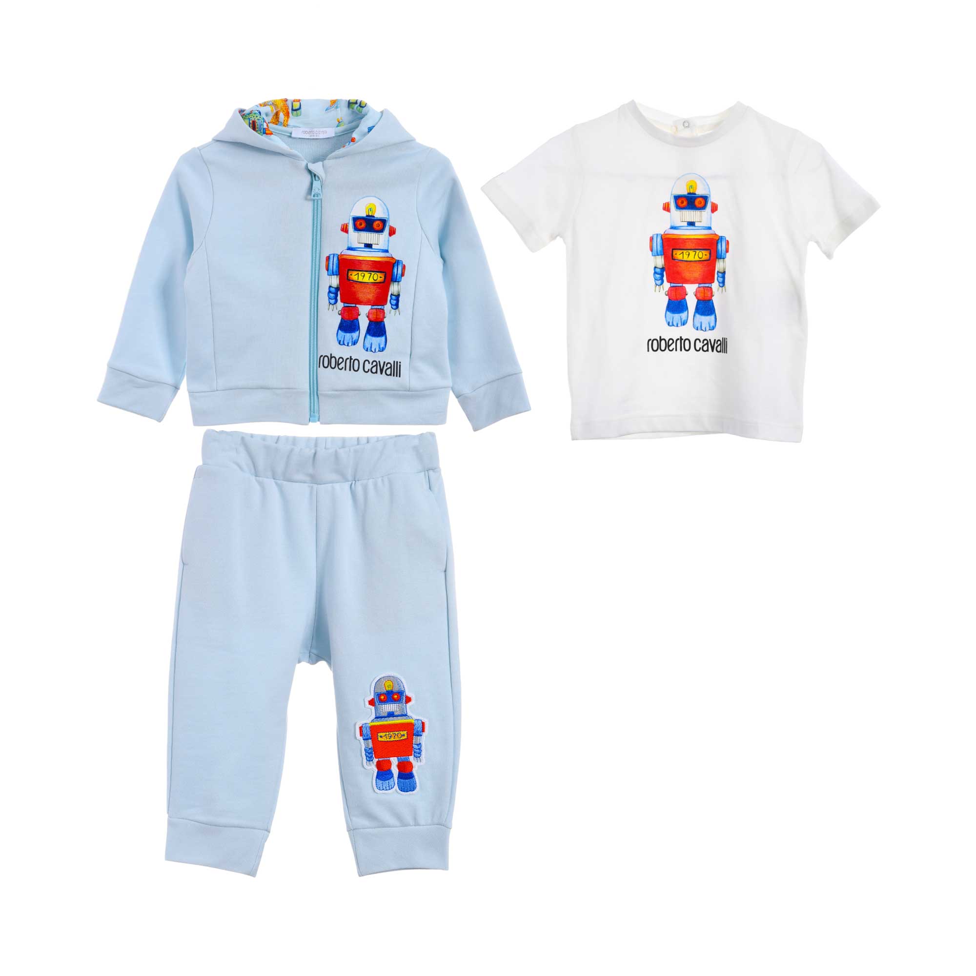 Roberto Cavalli Kids Baby Boy's Blue & White Jogging Suit | Baby | Baby Boy (9M - 36M) | Baby Boy Jogging Suits | Baby Boy Sets | Baby Collection | Baby Jogging Suits | Baby Sets | EID2023 | GCC Roberto Cavalli Kids Baby Boy's Blue & White Jogging Suit | Baby | Baby Boy (9M - 36M) | Baby Boy Jogging Suits | Baby Boy Sets | Baby Collection | Baby Jogging Suits | Baby Sets | EID2023 | GCC