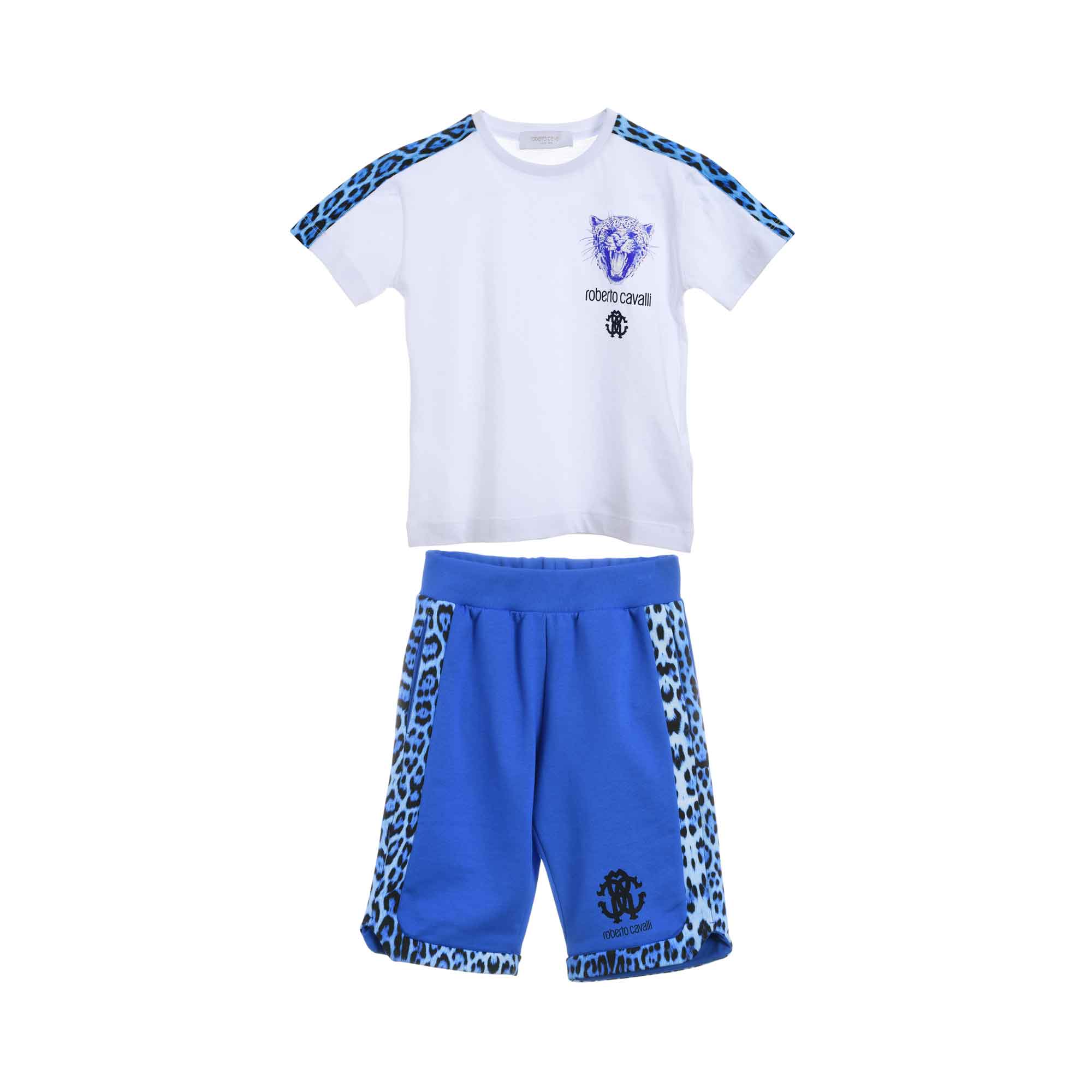 Roberto Cavalli Kids Boy's White & Blue Set of T-Shirt & Bermuda | GCC | Kids and Teens | Kids and Teens Boy Sets | Kids and Teens Sets | Kids Boys (3 YRS -16 YRS) | Kids Clothing | Kids Fashion | Kids Teen Collection | Sets Roberto Cavalli Kids Boy's White & Blue Set of T-Shirt & Bermuda | GCC | Kids and Teens | Kids and Teens Boy Sets | Kids and Teens Sets | Kids Boys (3 YRS -16 YRS) | Kids Clothing | Kids Fashion | Kids Teen Collection | Sets