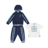 Roberto Cavalli Kids Baby Boy's Jogging Suit Navy & White