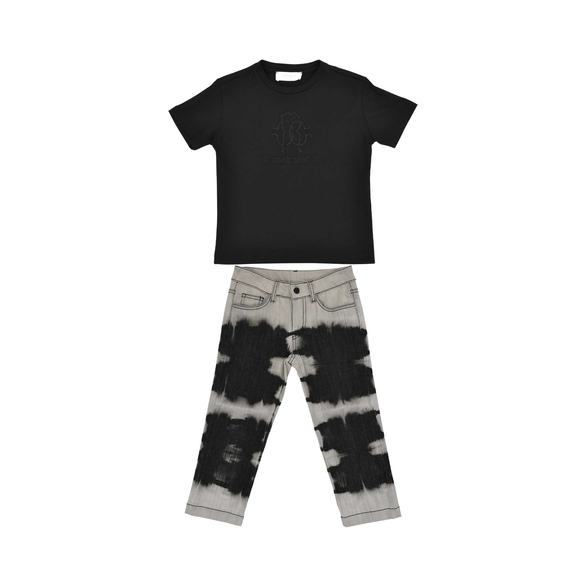 Roberto Cavalli Kids Boy's Multicolor Set of T-Shirt & Trouser | Kids and Teens | Kids and Teens Boy Sets | Kids and Teens Sets | Kids Boys (3 YRS -16 YRS) | Kids Clothing | Kids Fashion | Kids Teen Collection Roberto Cavalli Kids Boy's Multicolor Set of T-Shirt & Trouser | Kids and Teens | Kids and Teens Boy Sets | Kids and Teens Sets | Kids Boys (3 YRS -16 YRS) | Kids Clothing | Kids Fashion | Kids Teen Collection