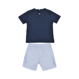 Roberto Cavalli Kids Baby Boy's Light Blue Set of T-Shirt & Bermuda