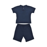 Roberto Cavalli Kids Baby Boy's Navy Set of T-Shirt & Bermuda