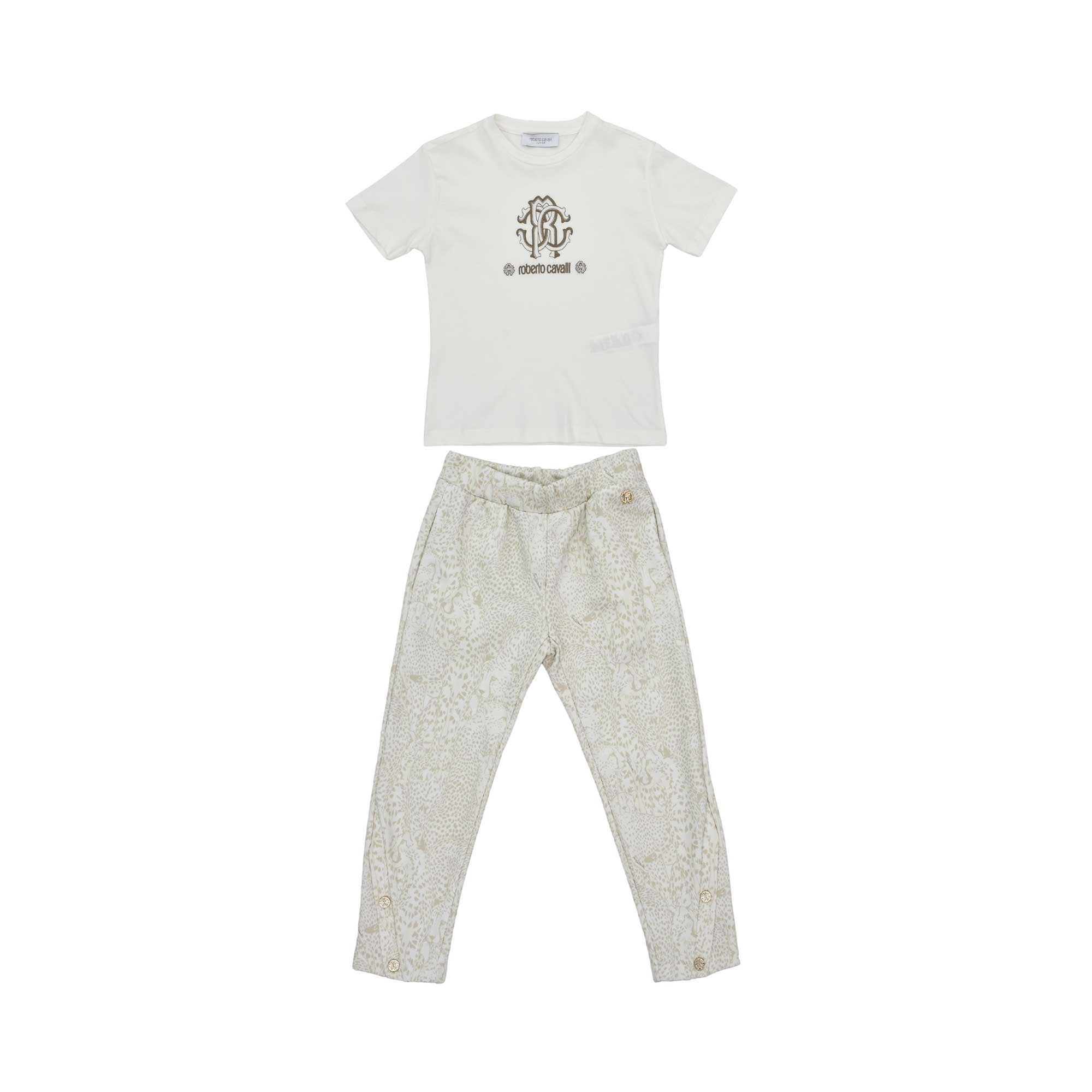 Roberto Cavalli Kids Boy's Ivory & White Set of T-Shirt & Legging | Kids and Teens | Kids and Teens Boy Sets | Kids and Teens Sets | Kids Boys (3 YRS -16 YRS) | Kids Clothing | Kids Fashion | Kids Teen Collection Roberto Cavalli Kids Boy's Ivory & White Set of T-Shirt & Legging | Kids and Teens | Kids and Teens Boy Sets | Kids and Teens Sets | Kids Boys (3 YRS -16 YRS) | Kids Clothing | Kids Fashion | Kids Teen Collection