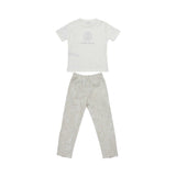 Roberto Cavalli Kids Boy's Ivory & White Set of T-Shirt & Legging