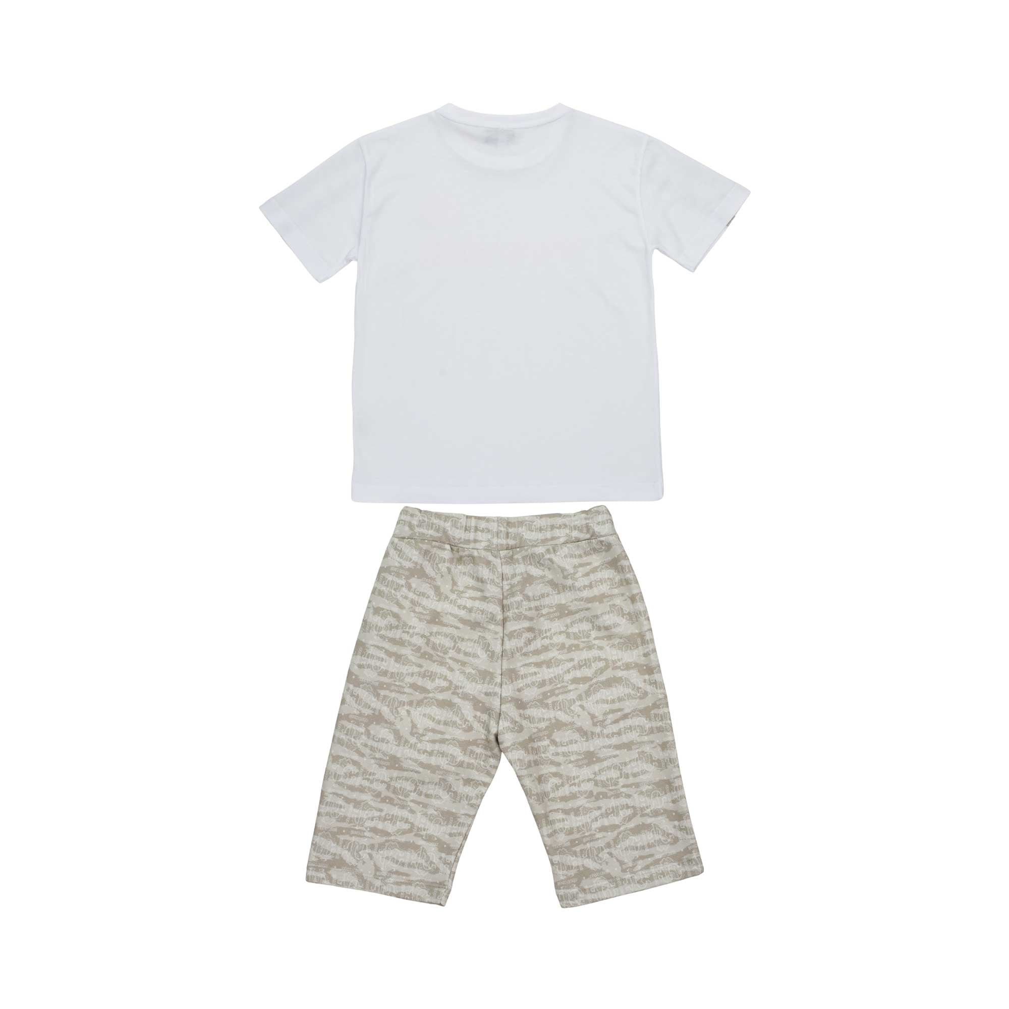 Roberto Cavalli Kids Boy's White & Beige Set of T-shirt & Bermuda | Kids and Teens | Kids and Teens Boy Sets | Kids and Teens Sets | Kids Boys (3 YRS -16 YRS) | Kids Clothing | Kids Fashion | Kids Teen Collection Roberto Cavalli Kids Boy's White & Beige Set of T-shirt & Bermuda | Kids and Teens | Kids and Teens Boy Sets | Kids and Teens Sets | Kids Boys (3 YRS -16 YRS) | Kids Clothing | Kids Fashion | Kids Teen Collection