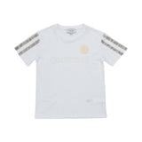 Roberto Cavalli Kids Boy's White & Beige Set of T-shirt & Bermuda