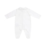 Roberto Cavalli Kids New Born White & Gold Sleepsuit Set