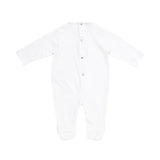 Roberto Cavalli Kids New Born White & Gold Sleepsuit Set